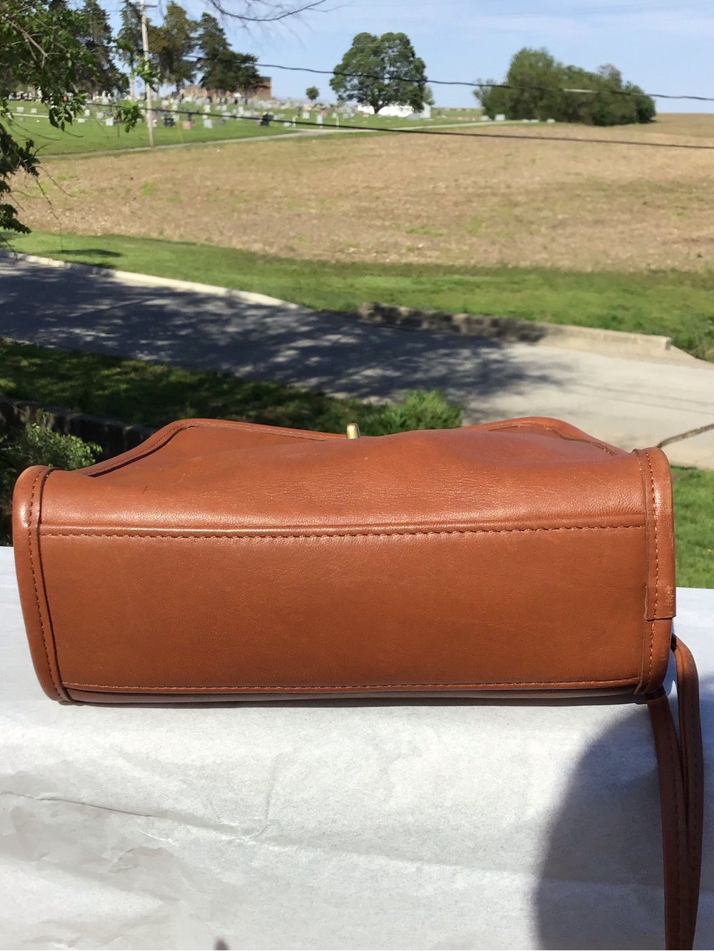 Coach British Tan Regina Crossbody Bag 9983 - Picture 6 of 15